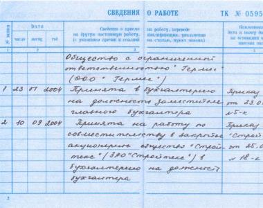 Как правильно внести запись о работе по совместительству?
